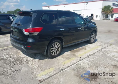 2015 Nissan Pathfinder S из США, поврежденный, VIN 5N1AR2MN7FC614171